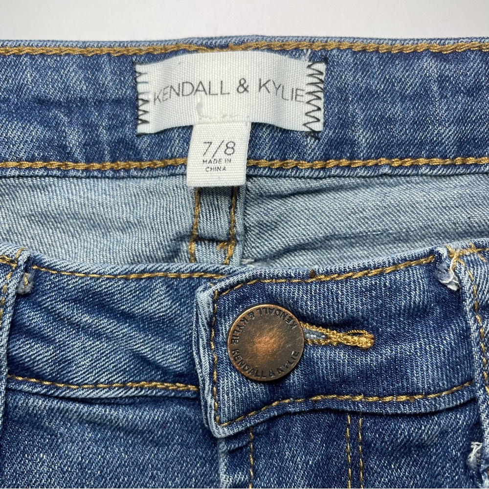 Kendall & Kylie Skinny Jean Women’s 8 Blue Medium Wash Mid Rise Ankle Classic - Picture 5 of 12